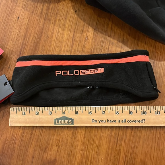 Polo Ralph Lauren winter Running Headband band black fleece Earband Men’s L/XL - Picture 14 of 15